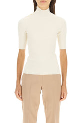 'FLORA' TURTLENECK VISCOSE BLEND SWEATER